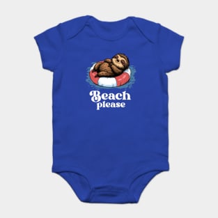 Beach Please Baby Bodysuit